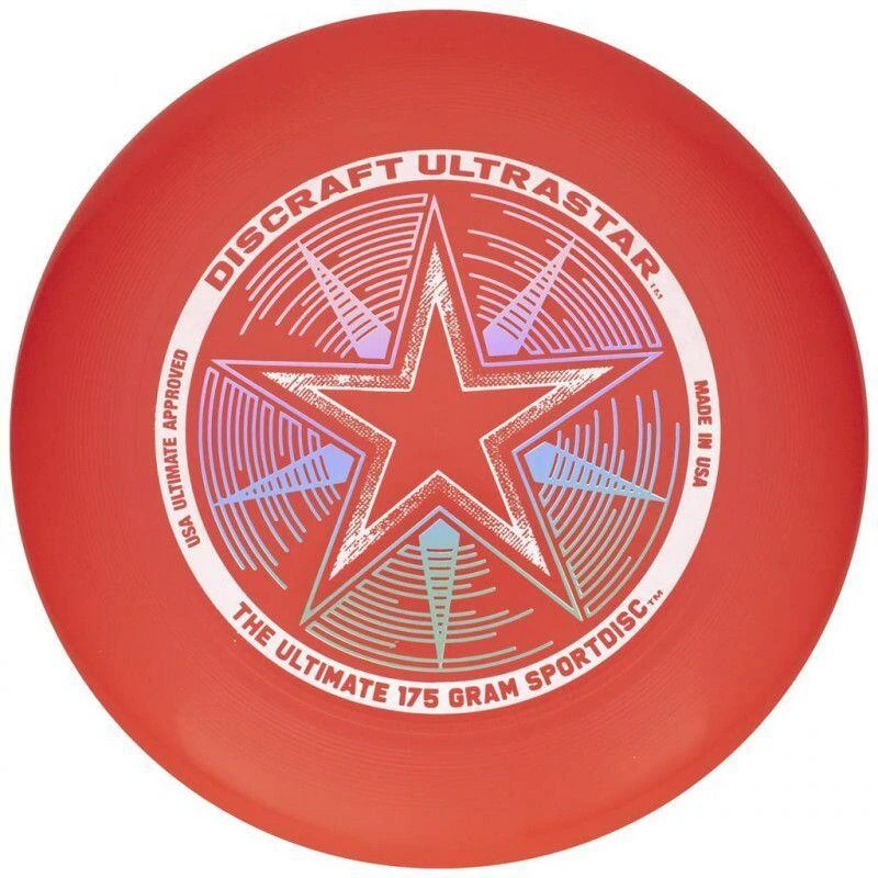 Disque De Lancer Sport Ultimate - Discraft - Ultrastar Bright Rouge 175 Gr 1 Disque De Lancer Sport Ultimate - Discraft - Ultrastar Bright Rouge 175 Gr
