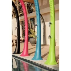 Douche D'extérieur Solaire Cobra 32L Avec Rince Pieds - PEHD - 217 Cm -Équipement De Natation Boutique douche dexterieur solaire cobra 32l avec rince pieds pehd 217 cm 4