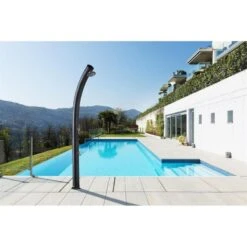 Douche D'extérieur Solaire Jolly 25L Avec Rince Pieds - Aluminium - 228 Cm -Équipement De Natation Boutique douche dexterieur solaire jolly 25l avec rince pieds aluminium 228 cm 3