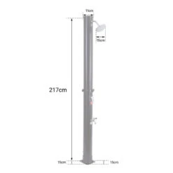 Douche Solaire MOOREA Noire 18L 7 Douche Solaire MOOREA Noire 18L -Équipement De Natation Boutique douche solaire moorea noire 18l 3