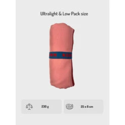 Drap De Bain Microfibre Certifié Oeko TEX, Ultra Léger, Rose, XL -Équipement De Natation Boutique drap de bain microfibre certifie oeko tex ultra leger rose xl 2