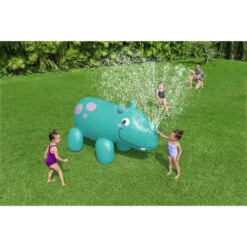 Bestway Fontaine à Eau Gonflable Jumbo Hippo 200 X 96 X 127 Cm -Équipement De Natation Boutique fontaine a eau gonflable jumbo hippo 200 x 96 x 127 cm 2