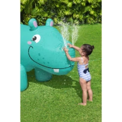 Bestway Fontaine à Eau Gonflable Jumbo Hippo 200 X 96 X 127 Cm -Équipement De Natation Boutique fontaine a eau gonflable jumbo hippo 200 x 96 x 127 cm 3