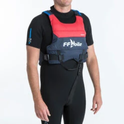 Tribord Gilet D'aide à La Flottabilité BA 50 Newtons Voile Club Rouge Et Bleu