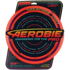 Grand Disque De Lancer- Aerobie- Visible Dans La Nuit