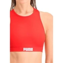 Haut à Dos Nageur Pour Femmes PUMA Swim Rouge -Équipement De Natation Boutique haut a dos nageur pour femmes puma swim rouge 2