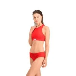 Haut à Dos Nageur Pour Femmes PUMA Swim Rouge -Équipement De Natation Boutique haut a dos nageur pour femmes puma swim rouge 3