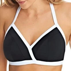 Haut De Maillot De Bain Triangle Sans Armatures Back To Black