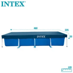 Intex Bâche Cadre Rectangulaire 450x220 Cm - 28039 -Équipement De Natation Boutique intex bache cadre rectangulaire 450x220 cm 28039 5