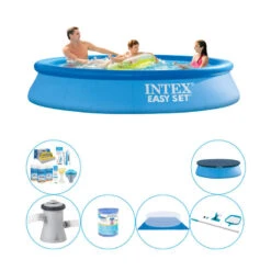 Intex Easy Set Ronde 305x61 Cm - Offre Combinée De Piscine
