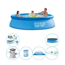Intex Easy Set Ronde 305x76 Cm - Offre Combinée De Piscine