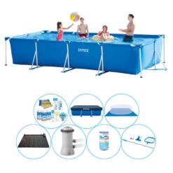Intex Frame Pool Piscine Deal Deluxe - 450x220x84 Cm