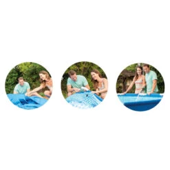 Intex - Metal Frame - Piscine - 305x76 Cm - Ronde - Piscine Intérieure -Équipement De Natation Boutique intex metal frame piscine 305x76 cm ronde piscine interieure 3