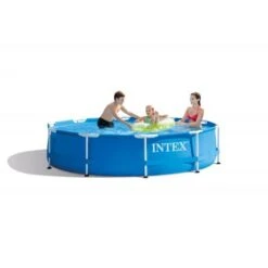 Intex - Metal Frame - Piscine - 305x76 Cm - Ronde - Piscine Intérieure -Équipement De Natation Boutique intex metal frame piscine 305x76 cm ronde piscine interieure 5