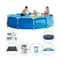 Intex Metal Frame Ronde 305x76 Cm - Piscine Plus Des Accessoires