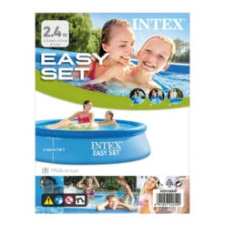 Intex Piscine Easy Set 244x61 Cm - Bundle De Piscine -Équipement De Natation Boutique intex piscine easy set 244x61 cm bundle de piscine 3