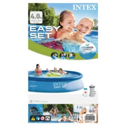 Intex Piscine Easy Set - Forfait Piscine - 396x84 Cm -Équipement De Natation Boutique intex piscine easy set forfait piscine 396x84 cm 4