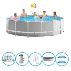 Intex Piscine Prism Frame - Forfait Piscine - 457x122 Cm