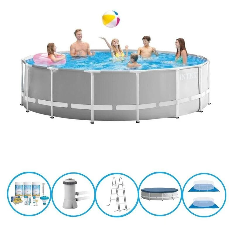 Intex Piscine Prism Frame - Forfait Piscine - 457x122 Cm 1 Intex Piscine Prism Frame - Forfait Piscine - 457x122 Cm