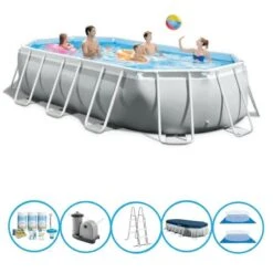 Intex Piscine Prism Frame - Forfait Piscine - 503x274x122 Cm