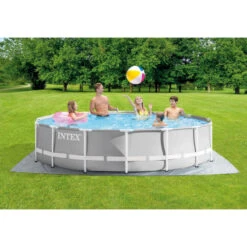 Intex - Prism Frame - Piscine - 427x107 Cm - Ronde - Piscine Intérieure -Équipement De Natation Boutique intex prism frame piscine 427x107 cm ronde piscine interieure 2