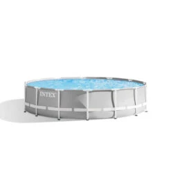 Intex - Prism Frame - Piscine - 427x107 Cm - Ronde - Piscine Intérieure -Équipement De Natation Boutique intex prism frame piscine 427x107 cm ronde piscine interieure 3