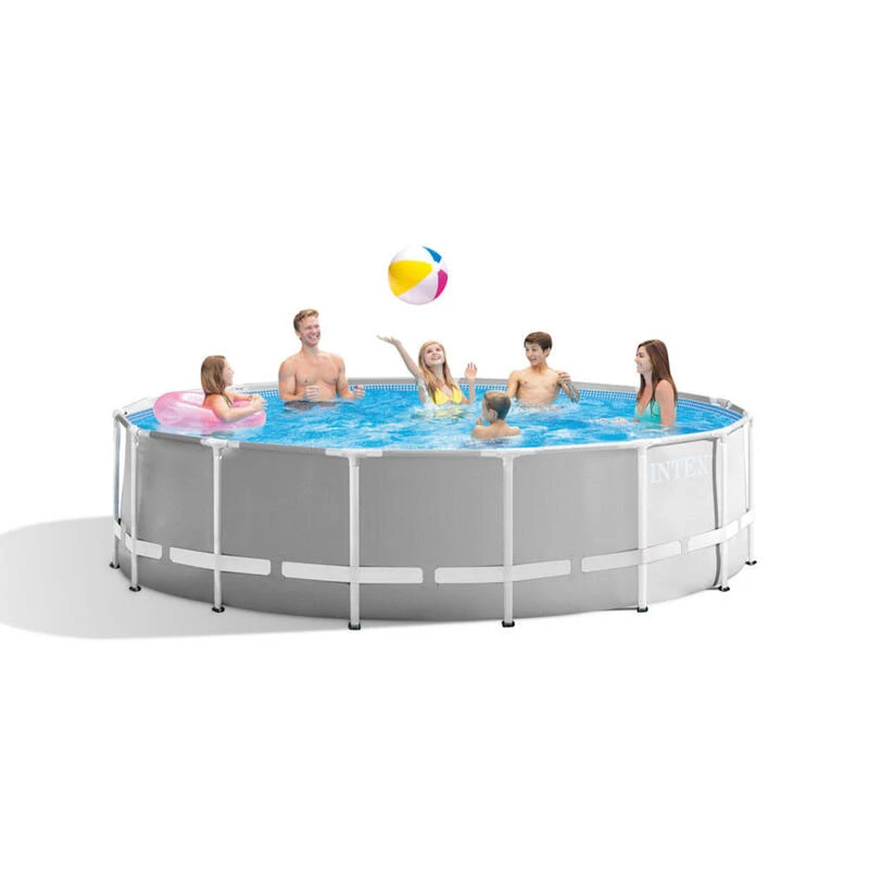 Intex - Prism Frame - Piscine - 457x122 Cm - Ronde - Piscine Intérieure 2 Intex - Prism Frame - Piscine - 457x122 Cm - Ronde - Piscine Intérieure – Image 2