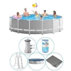 Intex - Prism Frame - Piscine - 457x122 Cm - Ronde - Piscine Intérieure