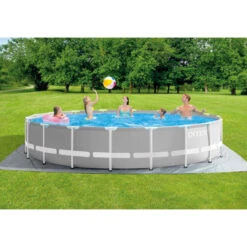 Intex - Prism Frame - Piscine - 549x122 Cm - Ronde - Piscine Intérieure -Équipement De Natation Boutique intex prism frame piscine 549x122 cm ronde piscine interieure 2