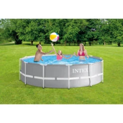 Intex - Prism Frame - Piscine En Piscinetrap - 366x99 Cm - Ronde -Équipement De Natation Boutique intex prism frame piscine en piscinetrap 366x99 cm ronde 2