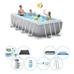 Intex Prism Frame Piscine Super Deal - 400x200x100 Cm
