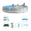 Intex Prism Frame Ronde 366x76 Cm - 7 Pièces - Pack De Piscine