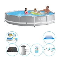 Intex Prism Frame Ronde 366x76 Cm - 7 Pièces - Pack De Piscine