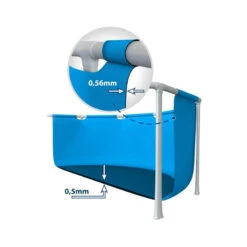 Intex - Rectangular Frame - Piscine - 220x150x60 Cm - Rectangulaire -Équipement De Natation Boutique intex rectangular frame piscine 220x150x60 cm rectangulaire 2