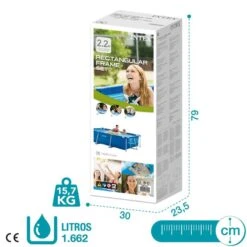 Intex - Rectangular Frame - Piscine - 220x150x60 Cm - Rectangulaire -Équipement De Natation Boutique intex rectangular frame piscine 220x150x60 cm rectangulaire 5