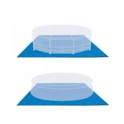 Intex Tapis De Sol 472x472 Cm -Équipement De Natation Boutique intex tapis de sol 472x472 cm 3