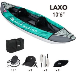 KAYAK AQUA MARINA LAXO 320 2 PERSONNES 2023 -Équipement De Natation Boutique kayak aqua marina laxo 320 2 personnes 2023 4