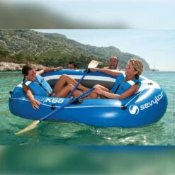 Kayak Gonflable CARAVELLE KK65 - SEVYLOR - 2 Personnes -Équipement De Natation Boutique kayak gonflable caravelle kk65 sevylor 2 personnes 2