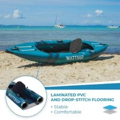 Kayak Gonflable COD 1P - 310cm/10'2" X 85cm/33' - DropStitch MAX 180 Kg 9 Kayak Gonflable COD 1P - 310cm/10'2" X 85cm/33' - DropStitch MAX 180 Kg -Équipement De Natation Boutique kayak gonflable cod 1p 310cm102 x 85cm33 dropstitch max 180 kg 2