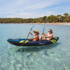 Kayak Gonflable Crucian 1P - 340cm/11'1" X 95cm/37' - DropStitch - MAX 180 Kg -Équipement De Natation Boutique kayak gonflable crucian 1p 340cm111 x 95cm37 dropstitch max 180 kg 5