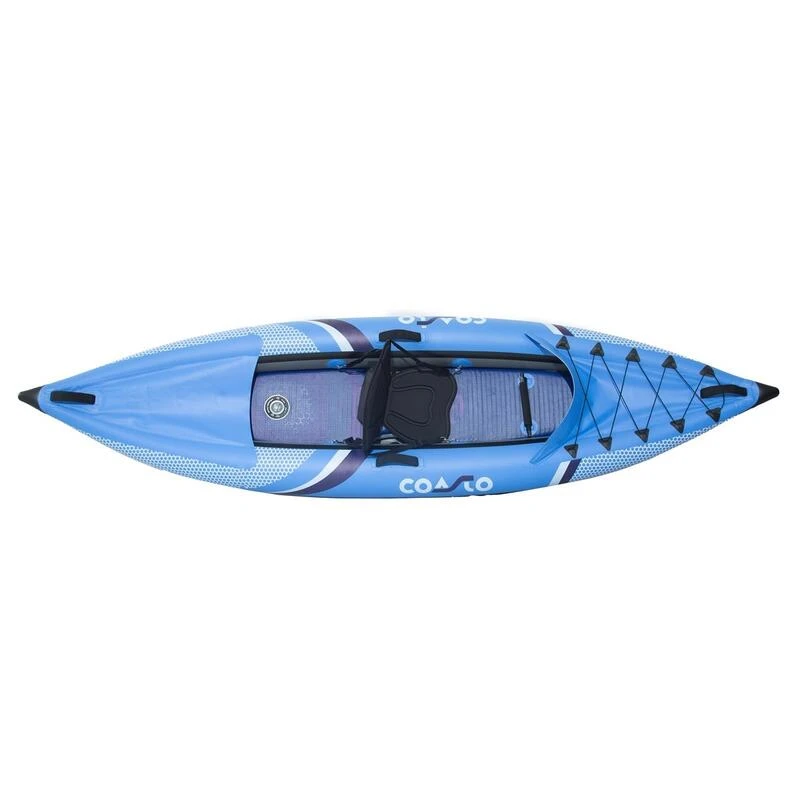 Kayak Gonflable Lotus 1 Place - Max 120kg - 310x85cm (10'2x33") - Bleu 4 Kayak Gonflable Lotus 1 Place - Max 120kg - 310x85cm (10'2x33") - Bleu – Image 4