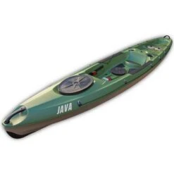 TAHE Kayak Rigide De Randonnée/pêche - Java Fishing Vert -Équipement De Natation Boutique kayak rigide de randonneepeche java fishing vert 2