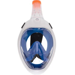 Kit De Snorkeling Masque Easybreath 500 Palmes Adulte - Bleu -Équipement De Natation Boutique kit de snorkeling masque easybreath 500 palmes adulte bleu 3