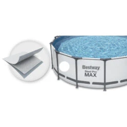 Kit Piscine Bestway STEEL PRO MAX Ronde Ø427x107cm -Équipement De Natation Boutique kit piscine bestway steel pro max ronde o427x107cm 2