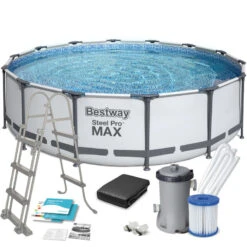 Kit Piscine Bestway STEEL PRO MAX Ronde Ø427x107cm