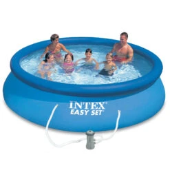 Intex Kit Piscine Easy Set 3m66 X 76 Cm Facile Et Rapide à Installer