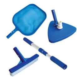 Kokido Set D'Entretien De Piscine Avec Manche (4 Pcs)