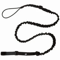Tribord Leash De Pagaie De Kayak élastique Noir