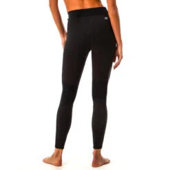 LEGGING ANTI UV SURF 900 FEMME NOIR Avec Découpes En NÉOPRÈNE -Équipement De Natation Boutique legging anti uv surf 900 femme noir avec decoupes en neoprene 2