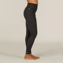 LEGGING DE SURF ANTI UV RACHEL NOIR SECONDE PEAU ET TAILLE HAUTE GAINANTE -Équipement De Natation Boutique legging de surf anti uv rachel noir seconde peau et taille haute gainante 2